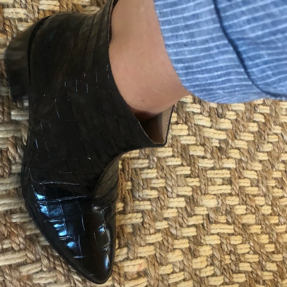 Brand new! &Otherstories croc embossed patent bootie - Picture 4 of 4